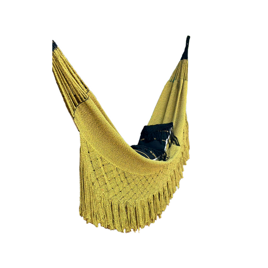 Hamaca Artesanal en Hilo Exclusiva Amarilla