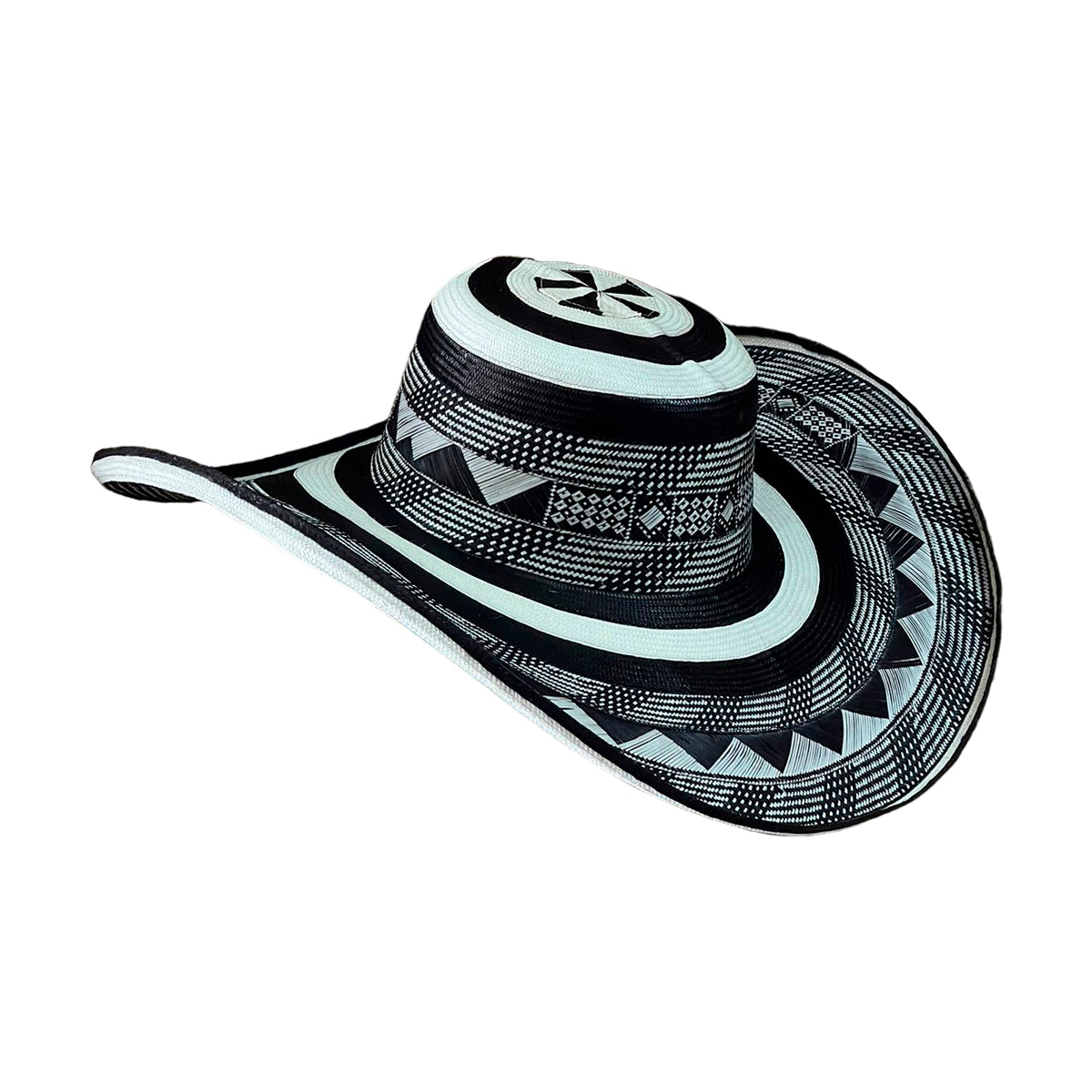 Sombrero 33 Fibras Exclusivo Negro con Figuras