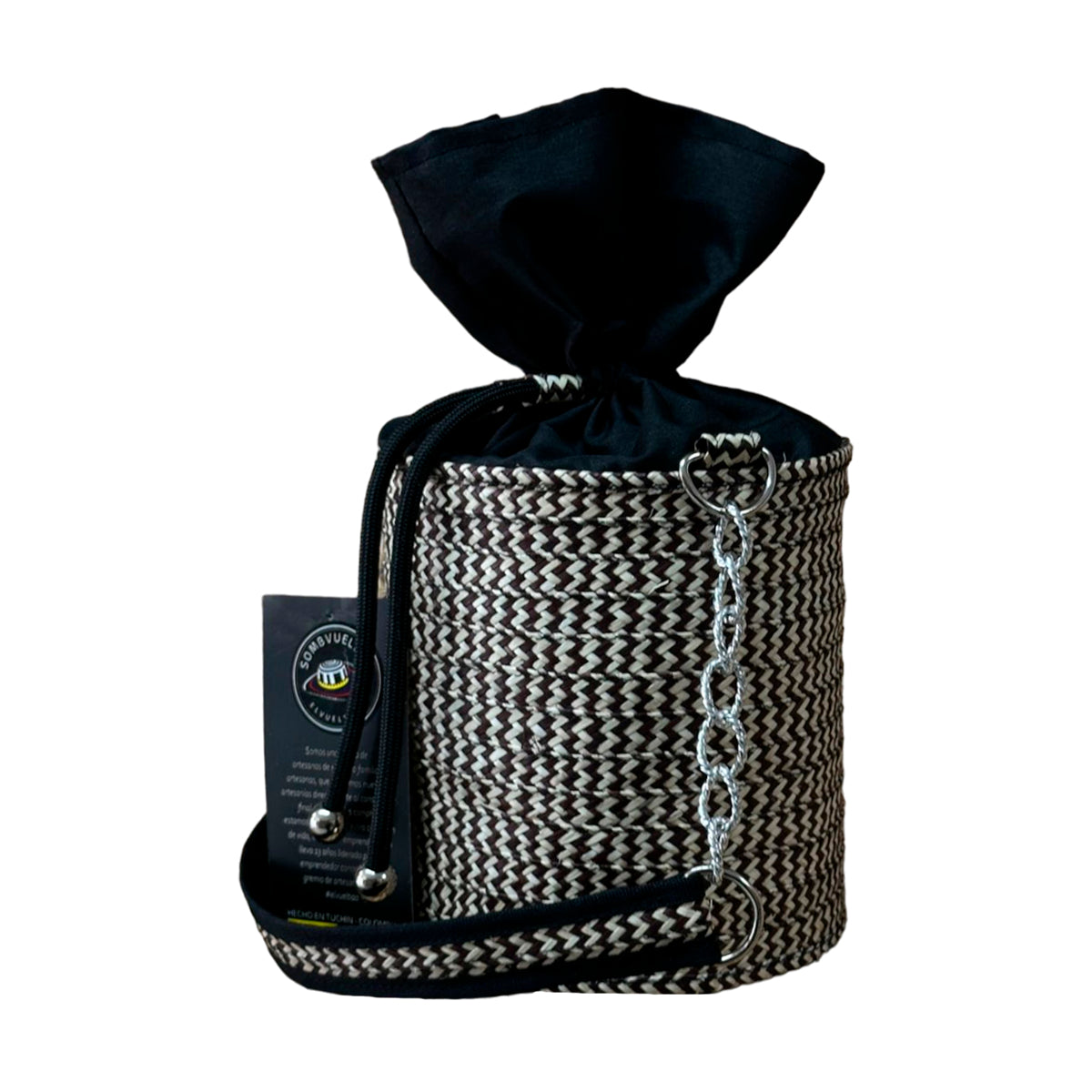 Bolso Cilindro Exclusivo con Moño Diseño M