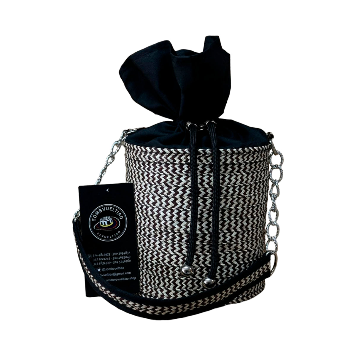 Bolso Cilindro Exclusivo con Moño Diseño M