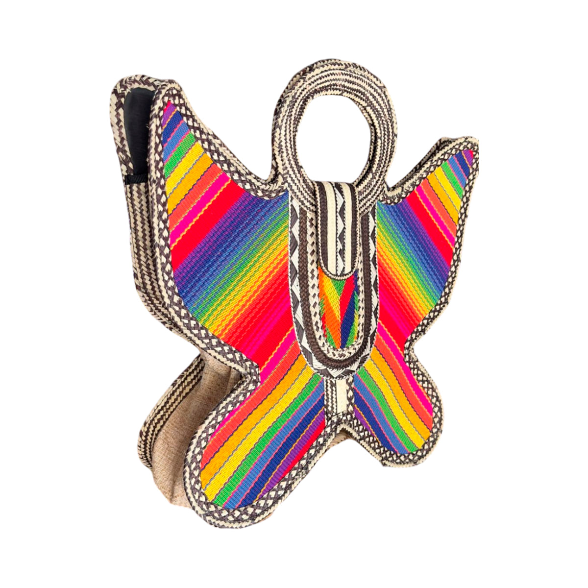 Bolso Exclusivo Diseño Mariposa Multicolor