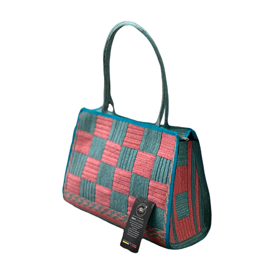 Bolso Ajedrez Exclusivo Artesanal a Mano