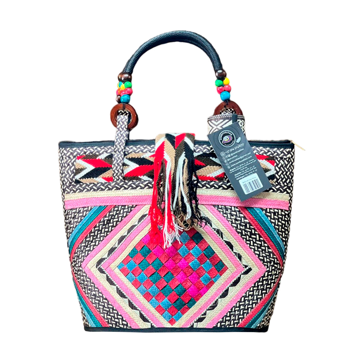Bolso con Gasa Wayuu Exclusivo Único