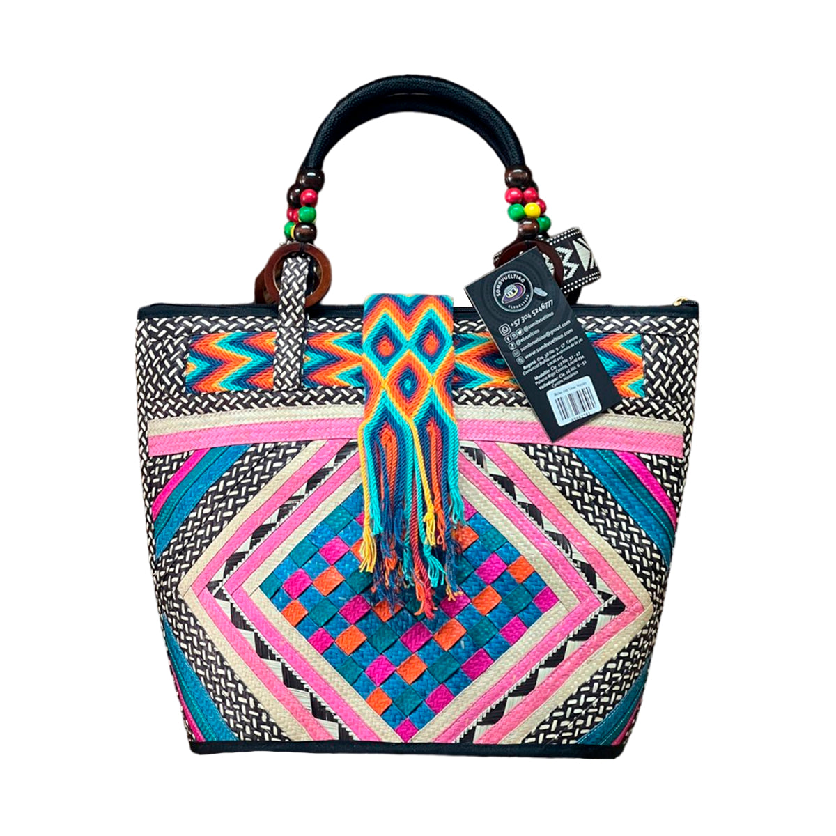 Bolso con Gasa Wayuu Exclusivo Único