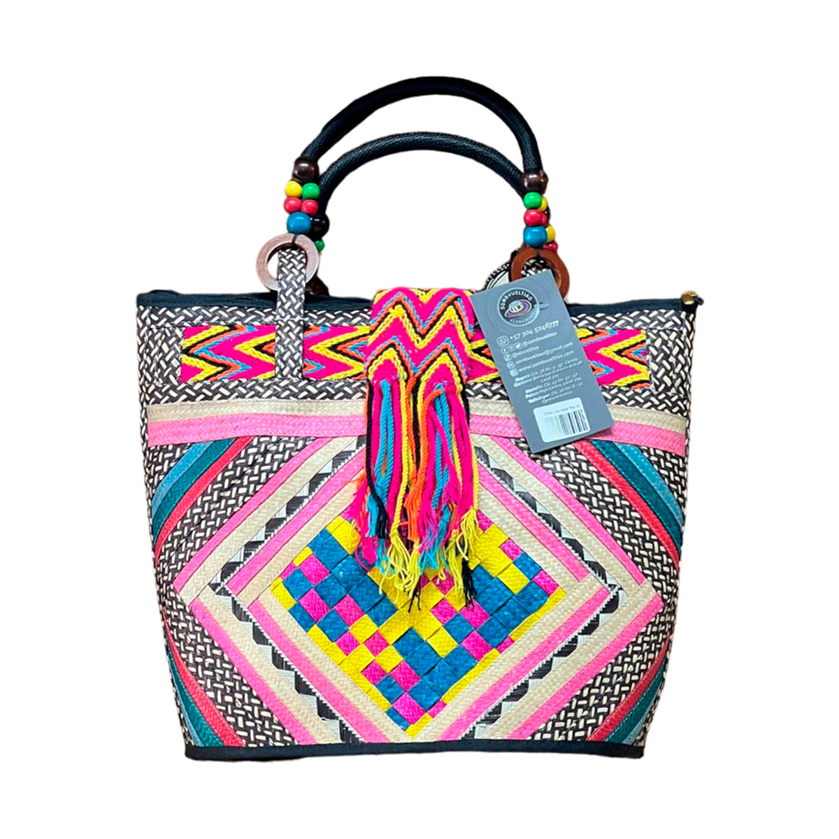 Bolso con Gasa Wayuu Exclusivo Único