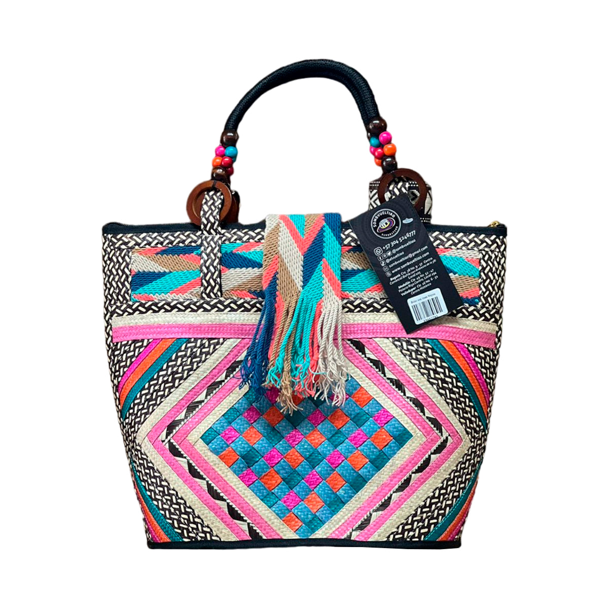 Bolso con Gasa Wayuu Exclusivo Único