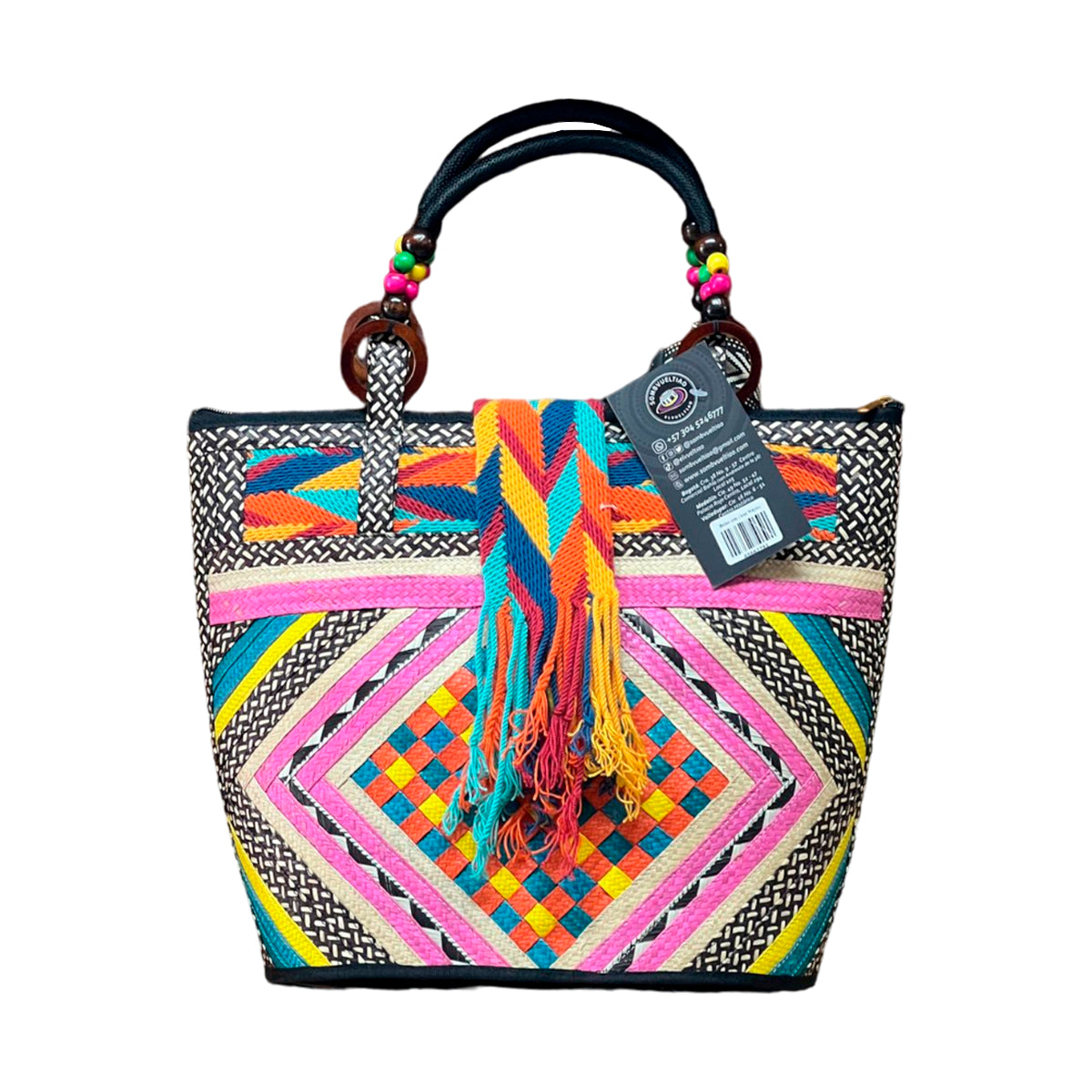 Bolso con Gasa Wayuu Exclusivo Único