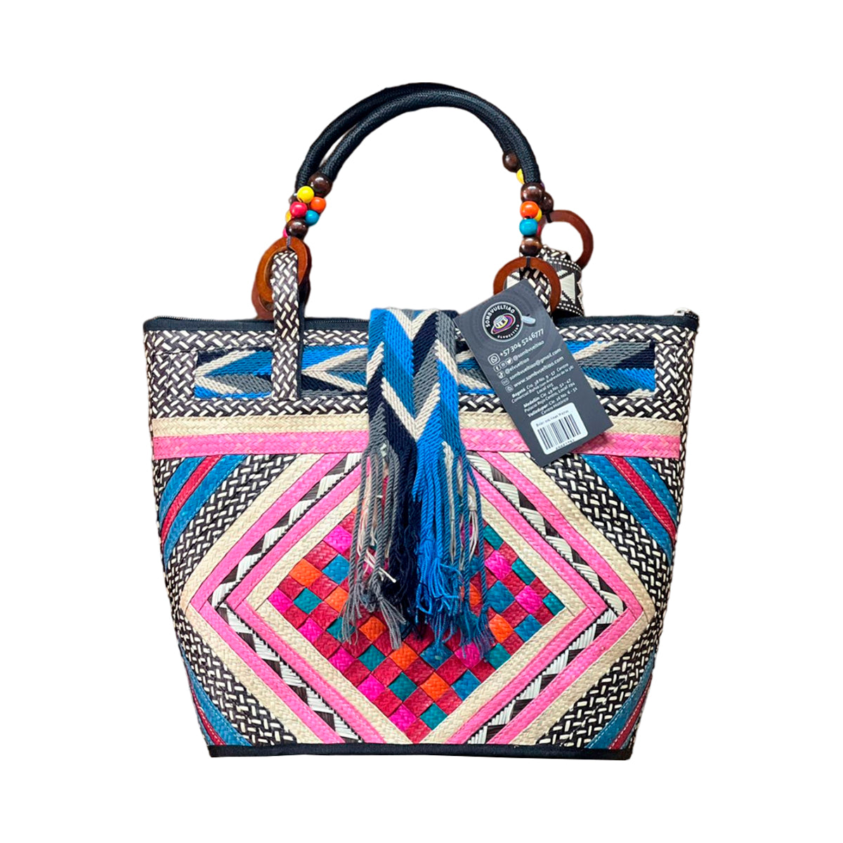 Bolso con Gasa Wayuu Exclusivo Único