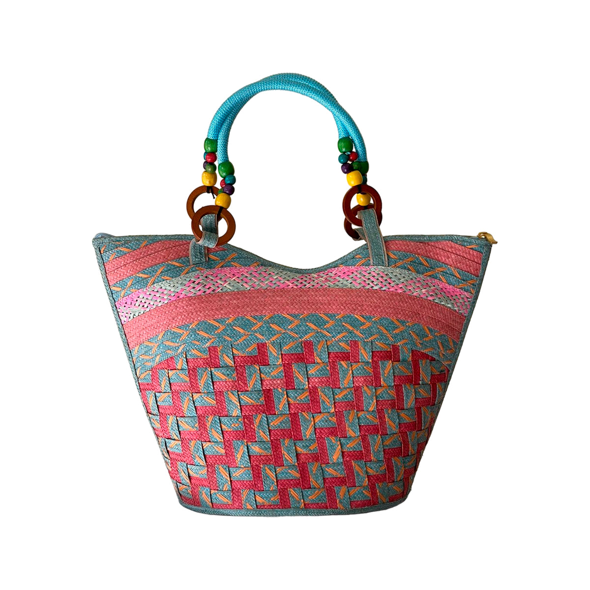 Bolso Zig Zag Exclusivo Diseño Único Multicolor