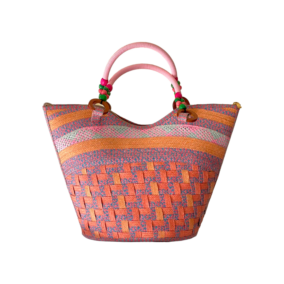 Bolso Zig Zag Exclusivo Diseño Único Multicolor