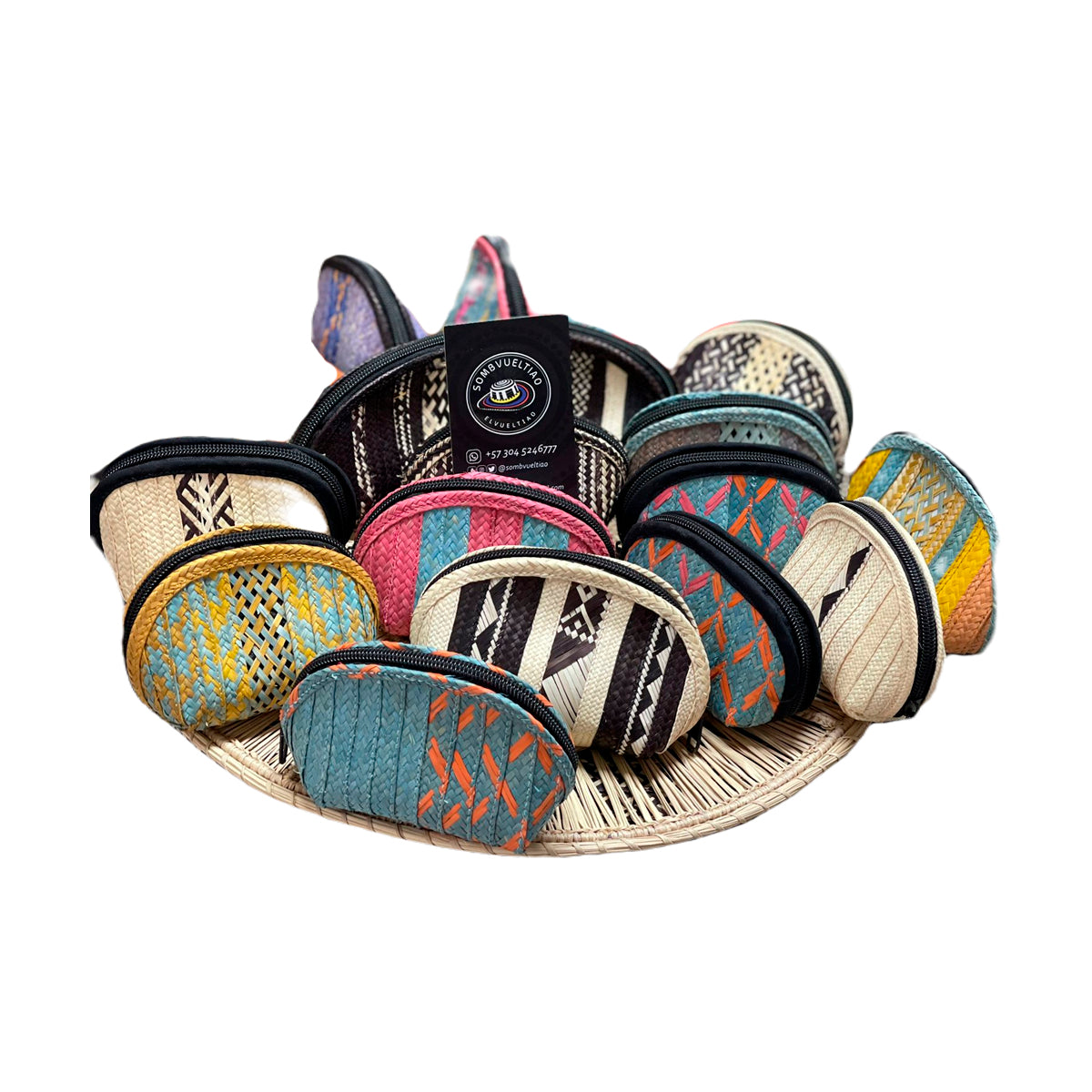 Monedero Exclusivo Multicolores Único Artesanal