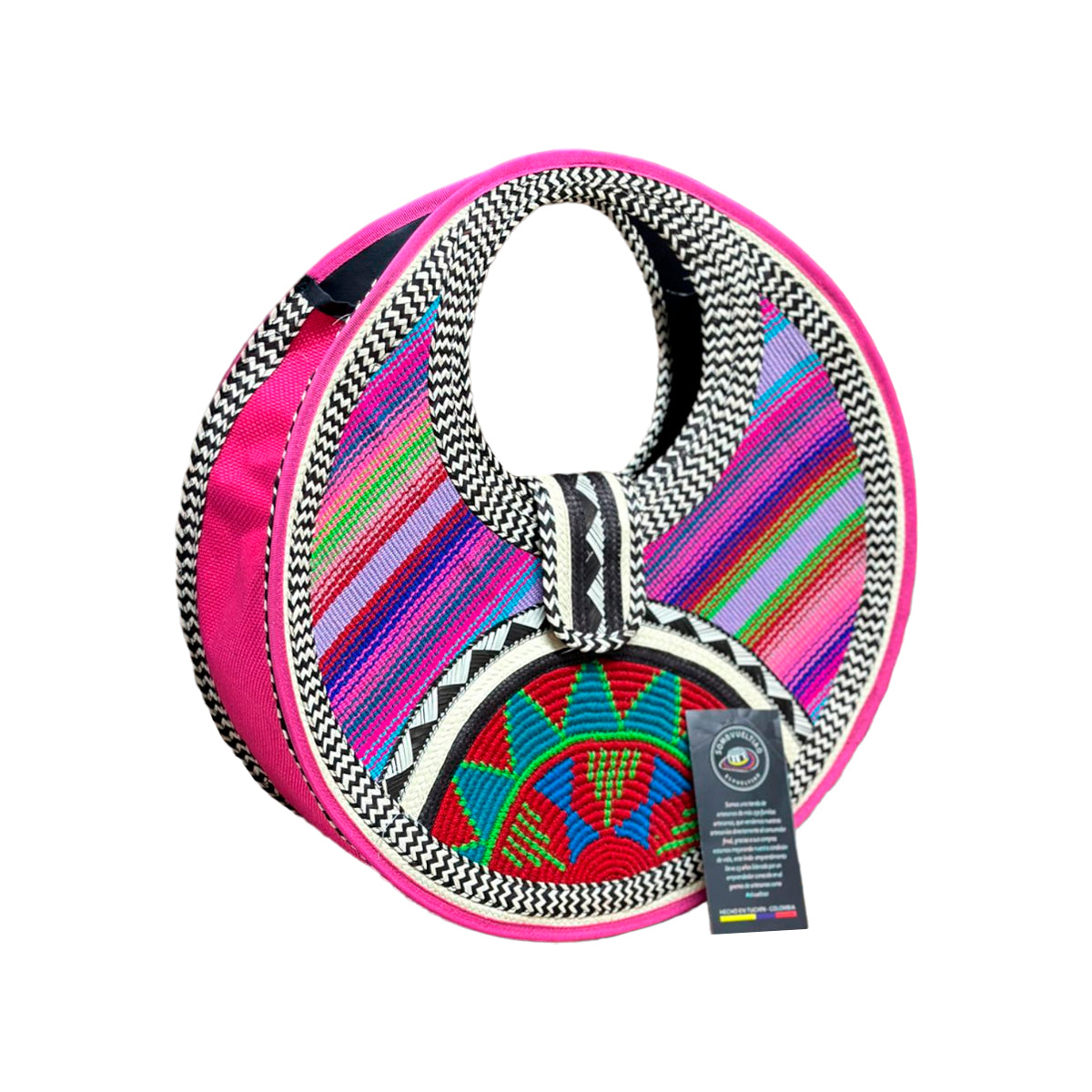 Bolso CD Exclusivo Multicolor con Figuras