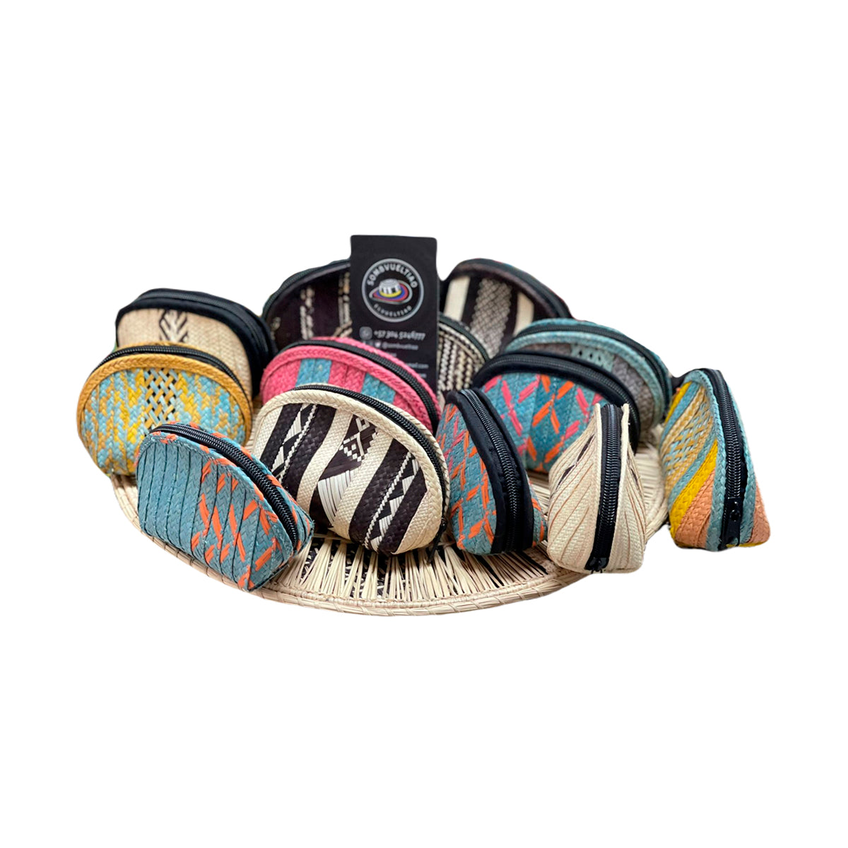 Monedero Exclusivo Multicolores Único Artesanal