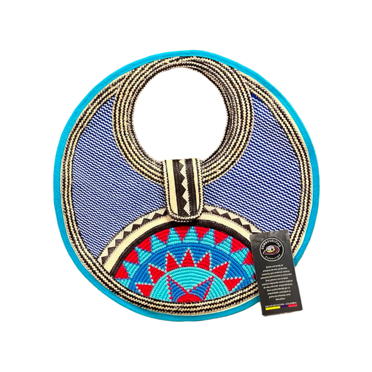 Bolso CD Exclusivo Multicolor con Diseño Azul