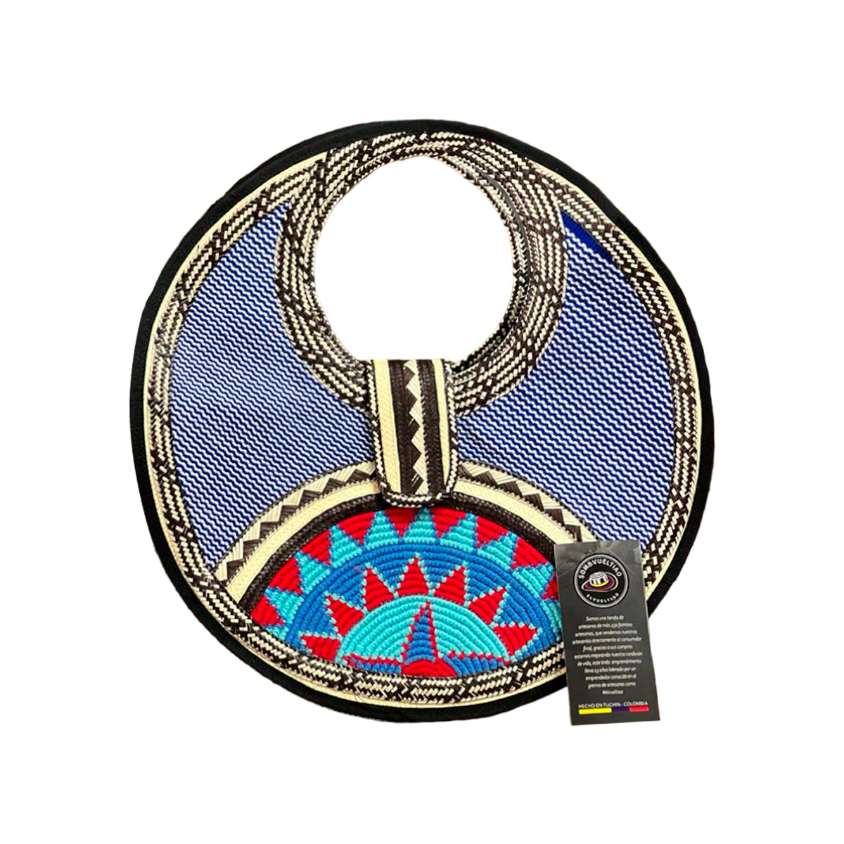 Bolso CD Exclusivo Multicolor con Diseño Negro