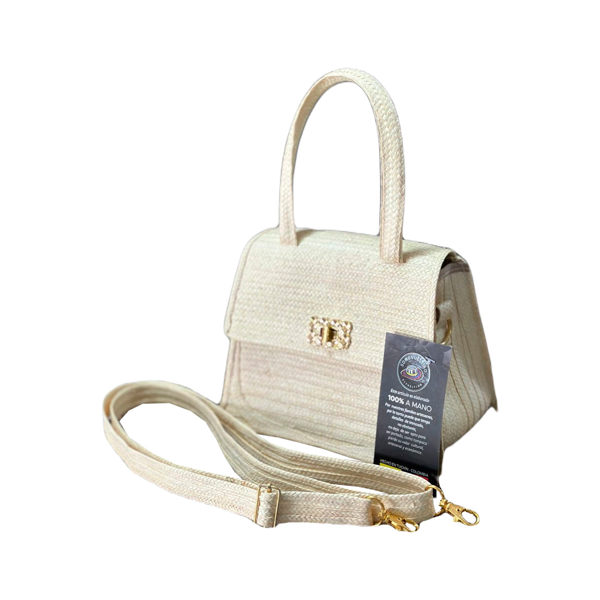 Cartera Exclusiva Artesanal Diseño Cruda