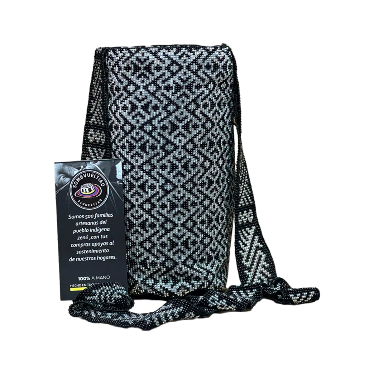 Mochila de Mostacilla Diseño Colores Perlas