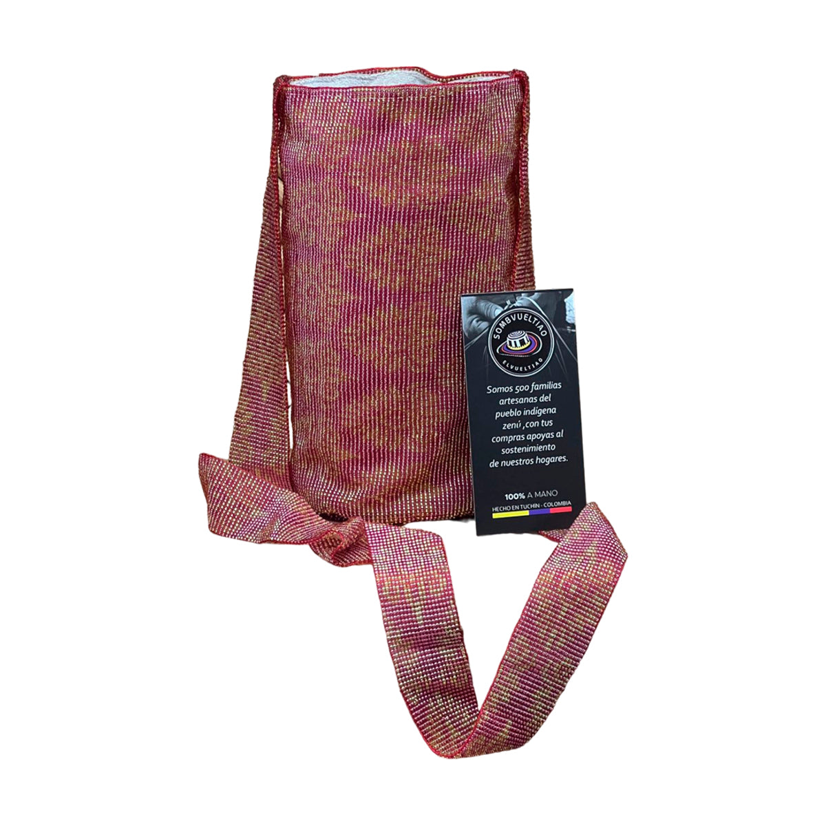 Mochila de Mostacilla Diseño Colores Perlas