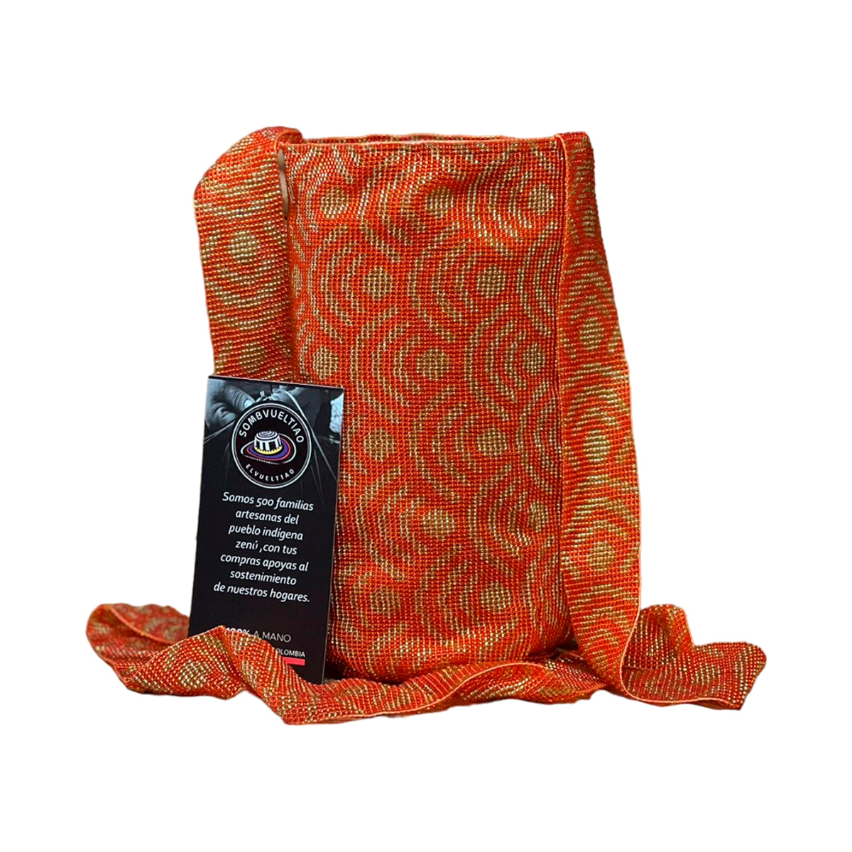 Mochila de Mostacilla Diseño Colores Perlas