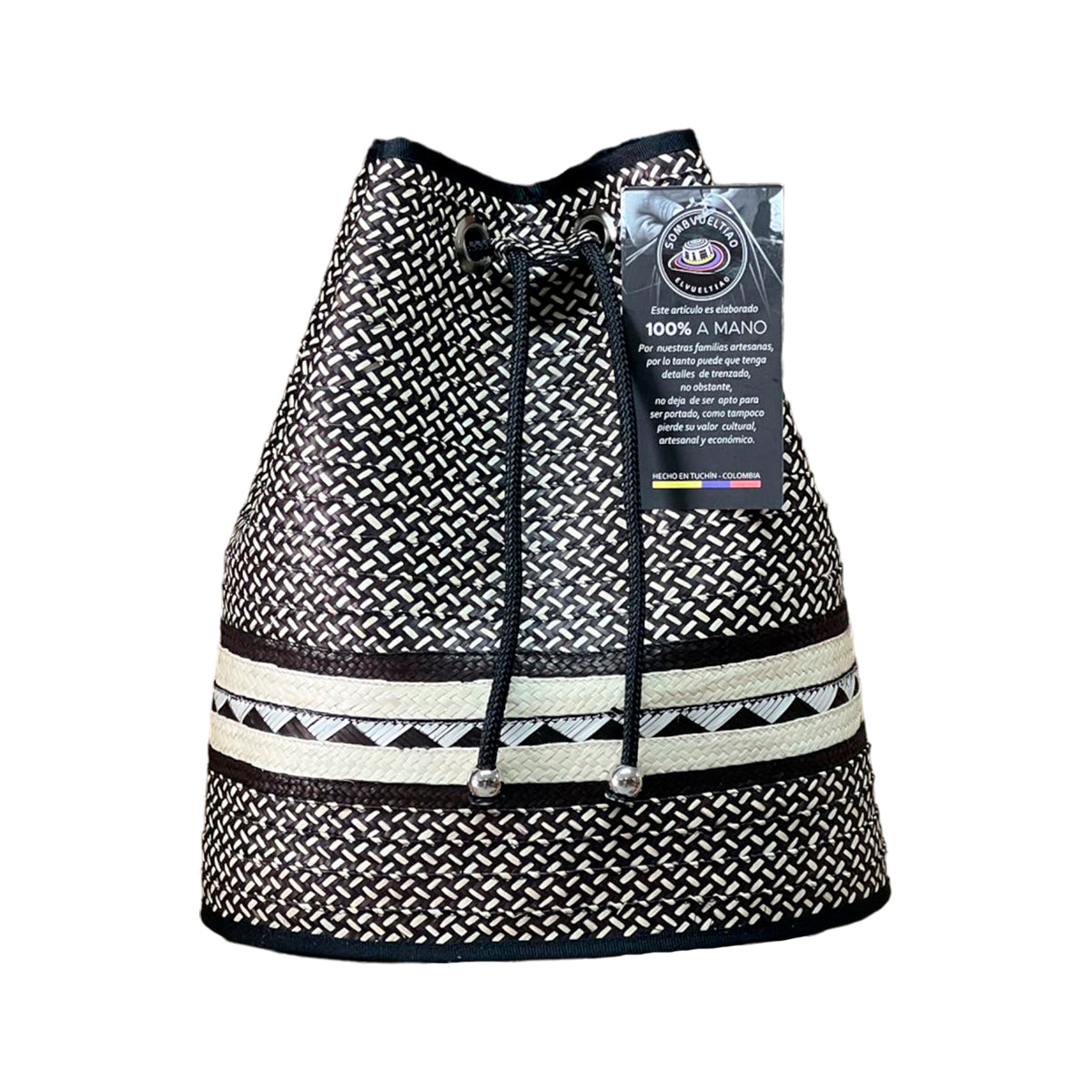 Morral Exclusivo en Caña Flecha Diseño Granito