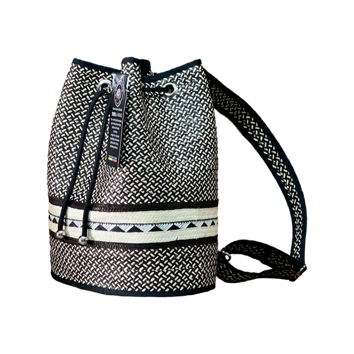 Morral Exclusivo en Caña Flecha Diseño Granito