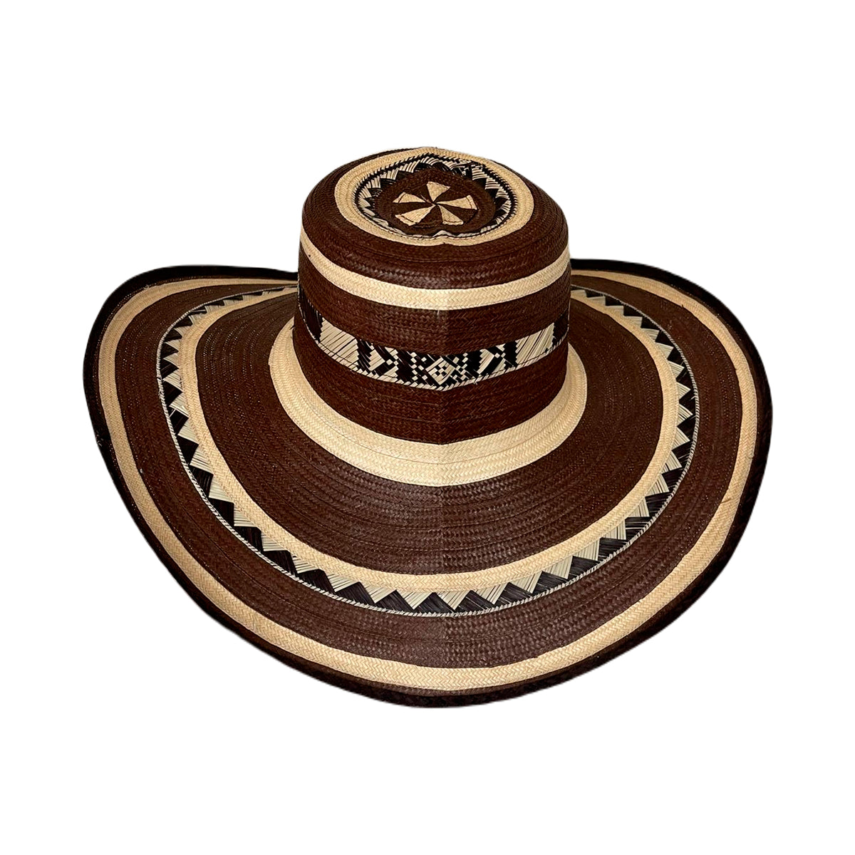 Sombrero 15 Fibras Exclusivo Marrón