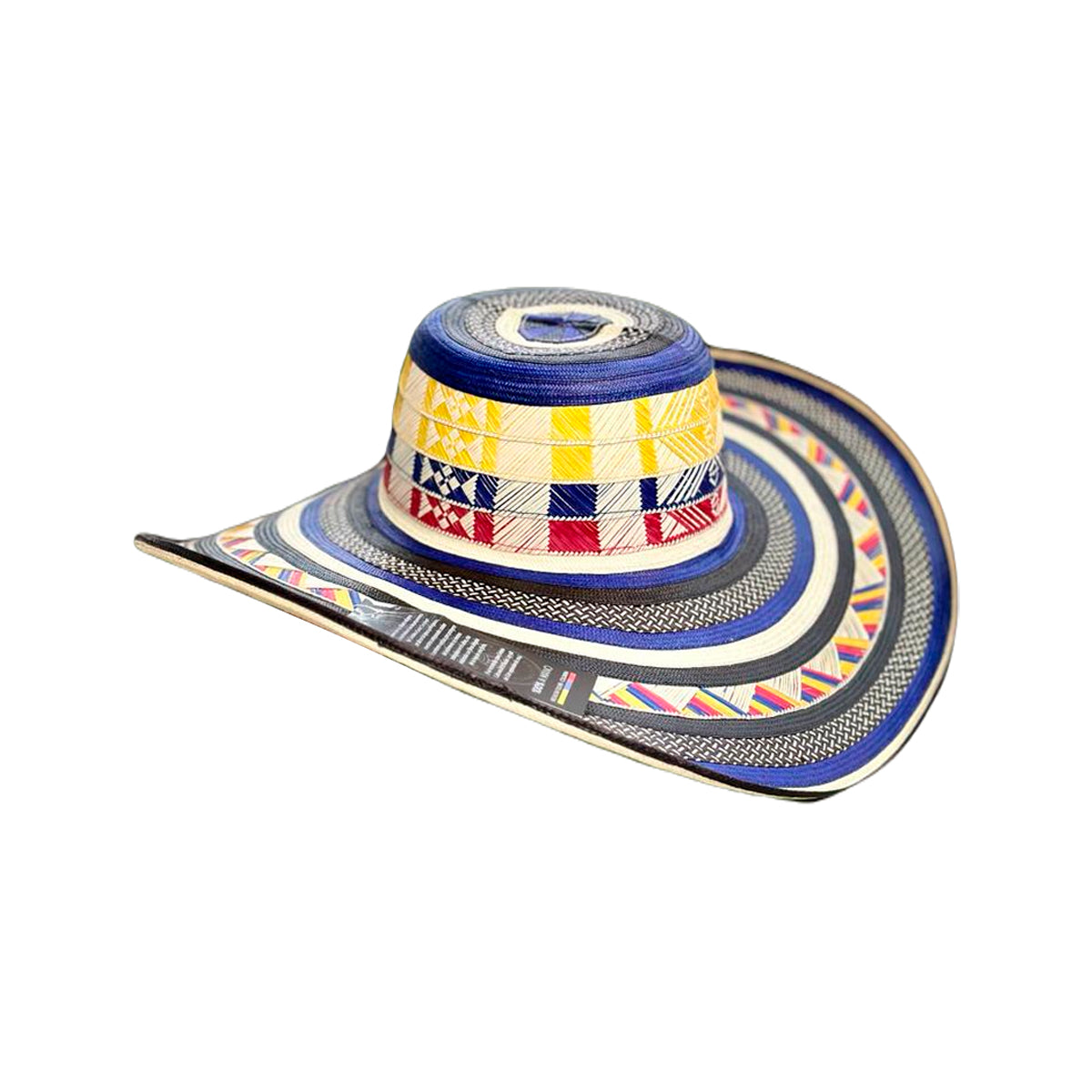 Sombrero 27 Fibras Diseño Colombiano Multicolor