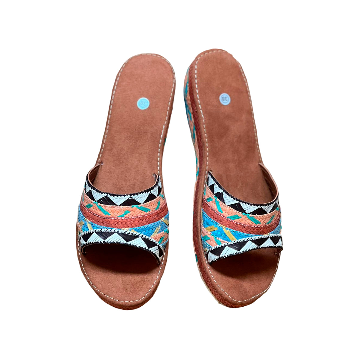 Sandalias Artesanales Diseño Figuras y Colores