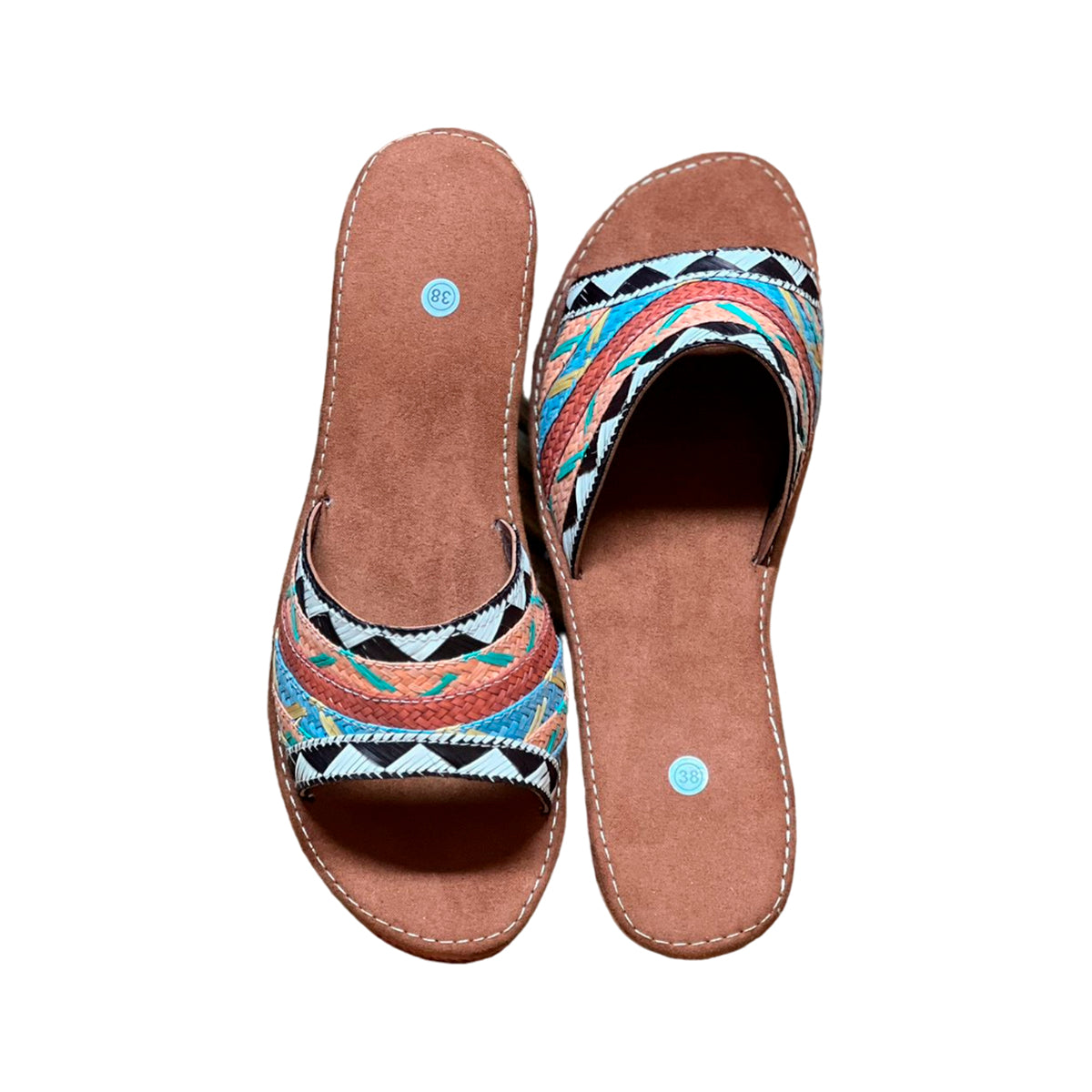 Sandalias Artesanales Diseño Figuras y Colores