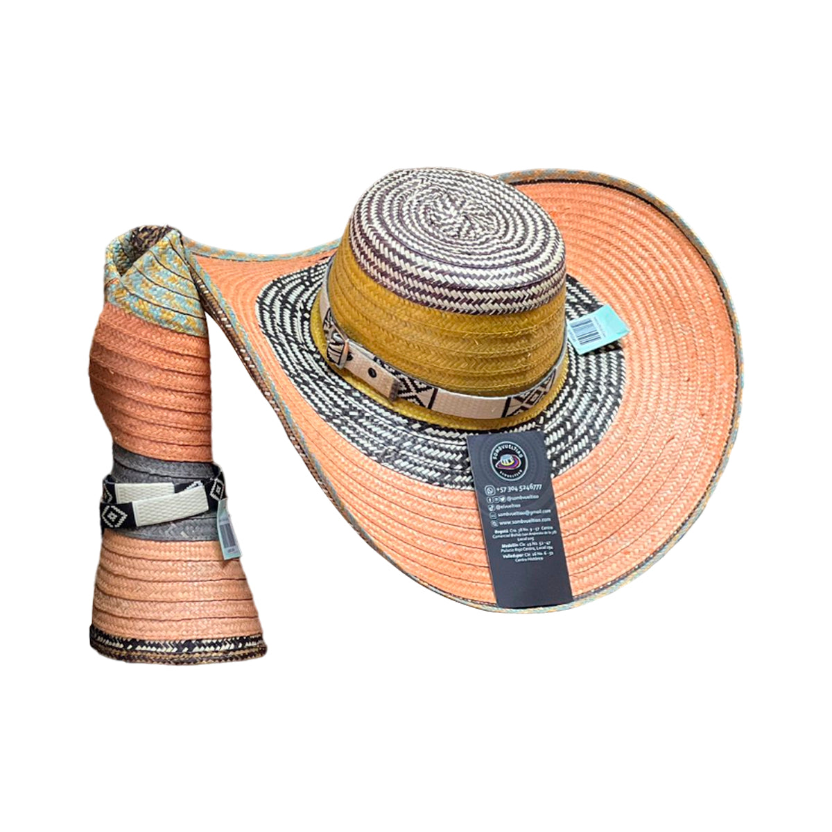Sombrero Tendencia Exclusivo Multicolor Único
