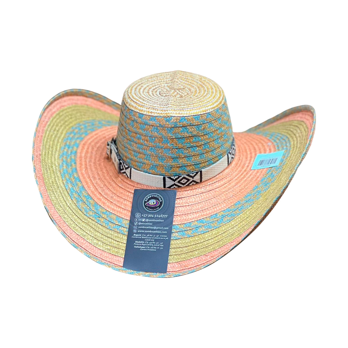 Sombrero Tendencia Exclusivo Multicolor Único