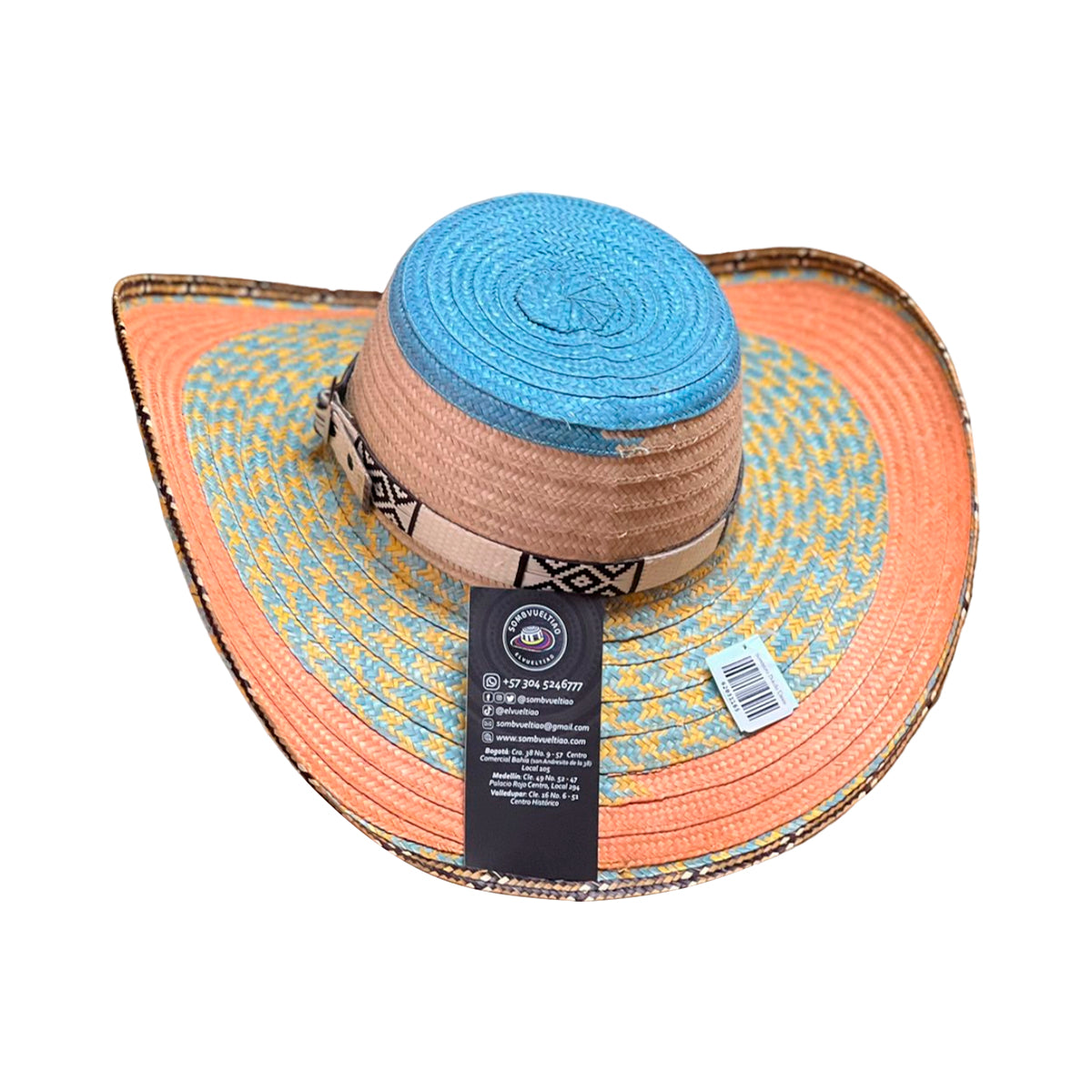 Sombrero Tendencia Exclusivo Multicolor Único