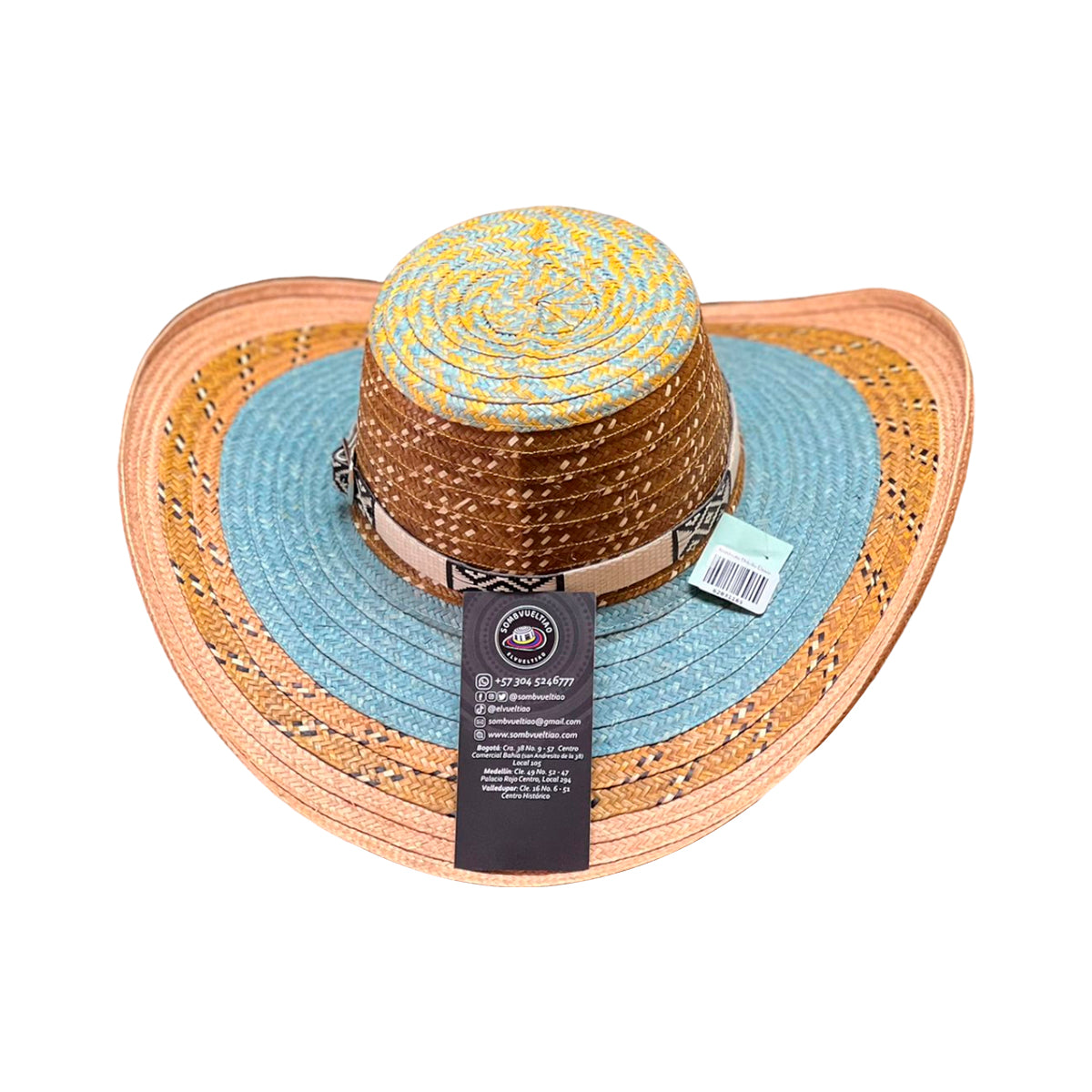 Sombrero Tendencia Exclusivo Multicolor Único