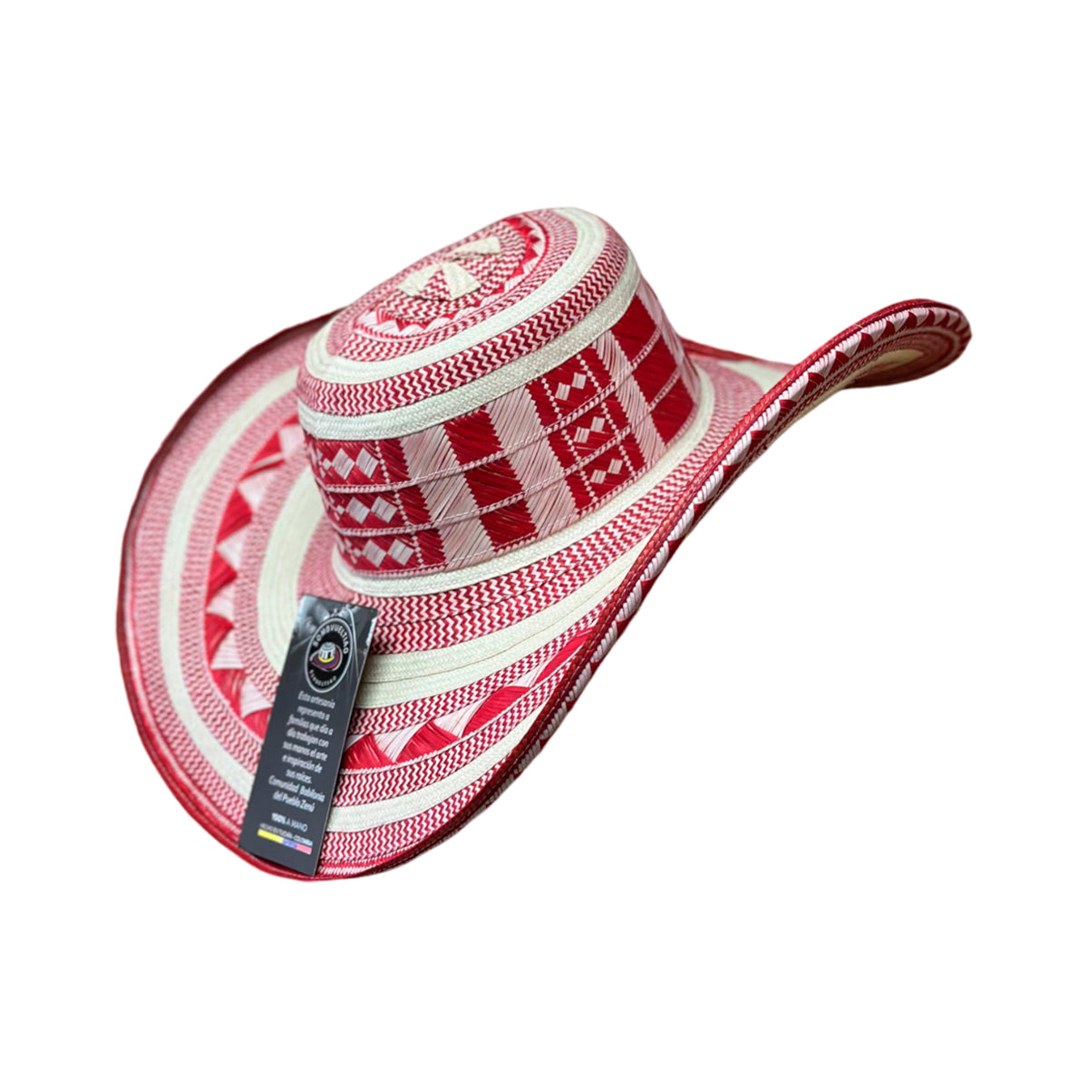 Sombrero 23 Fibras Exclusivo Tejido Caña Flecha