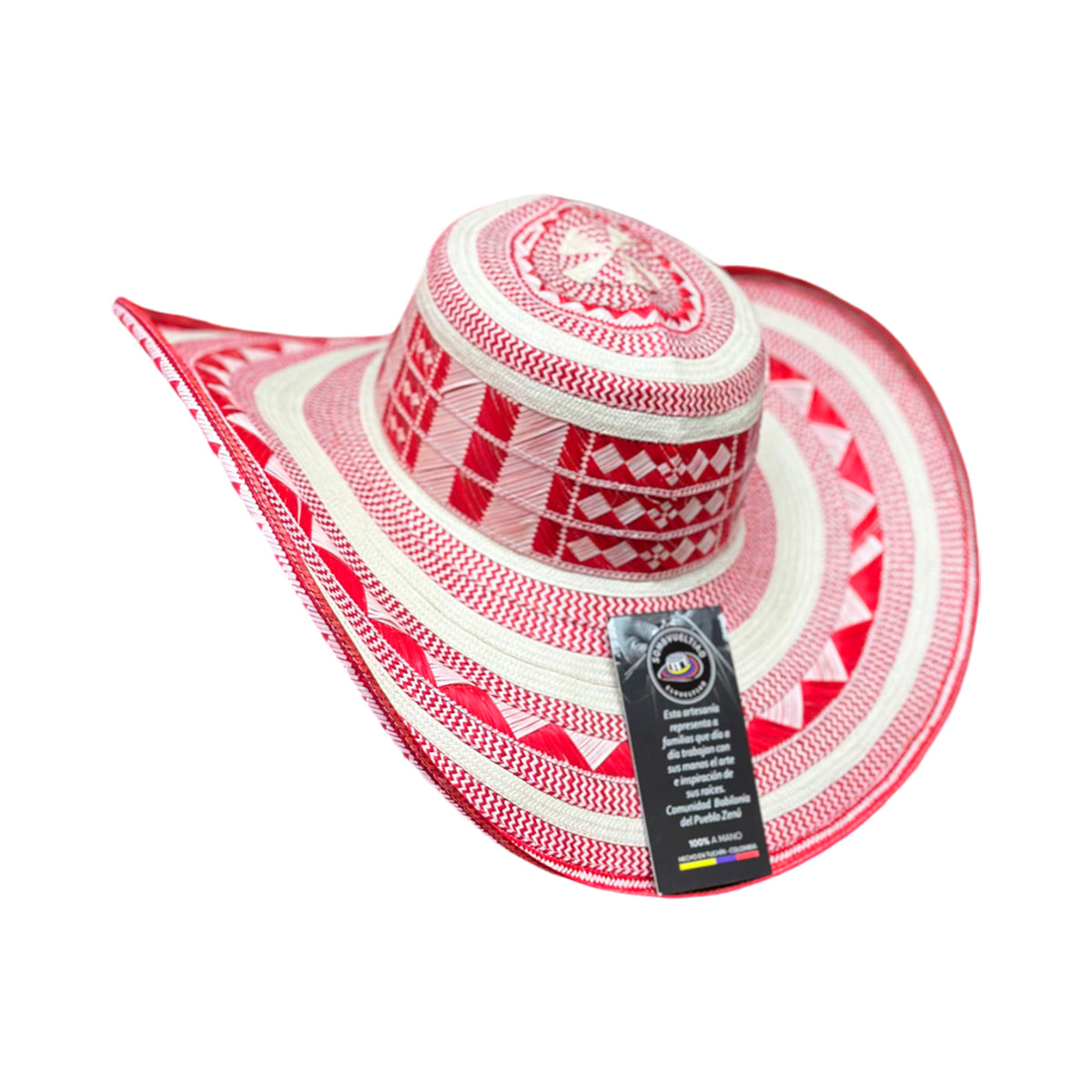 Sombrero 23 Fibras Exclusivo Tejido Caña Flecha