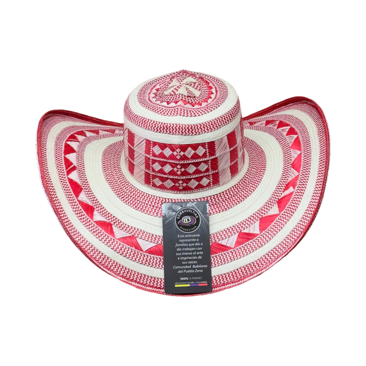 Sombrero 23 Fibras Exclusivo Tejido Caña Flecha