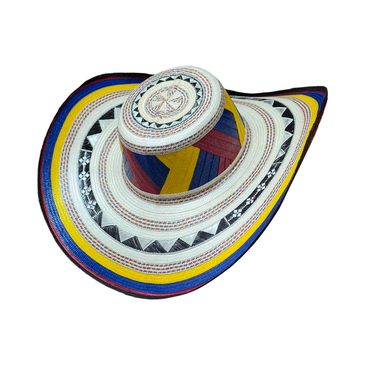 Sombrero 23 Fibras triangular colombiano 23 fibras