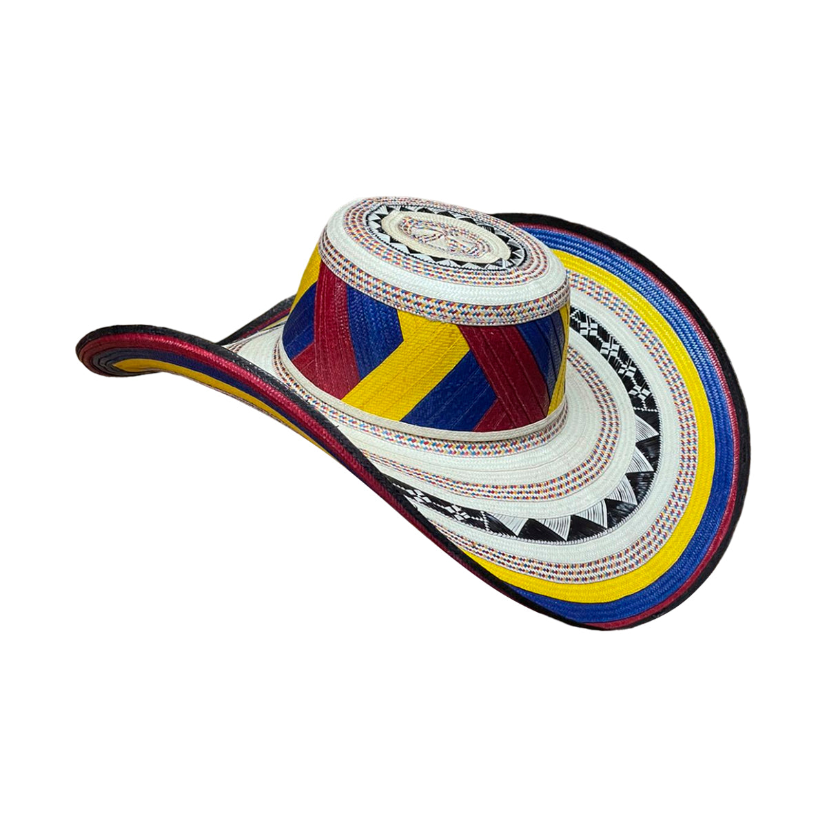 Sombrero 23 Fibras triangular colombiano 23 fibras