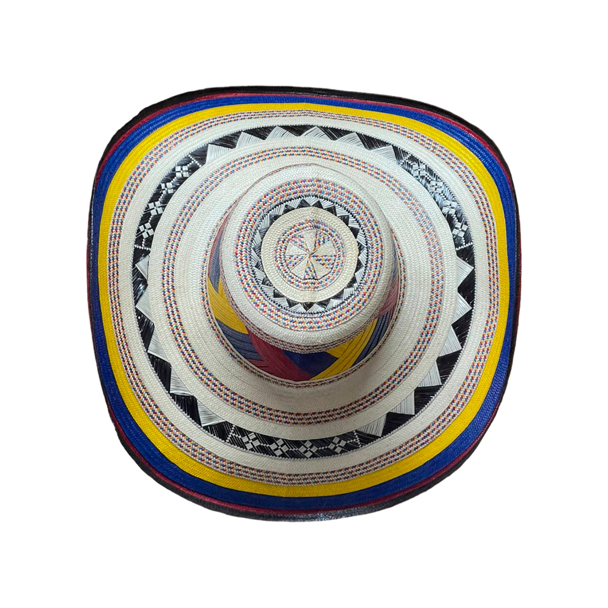 Sombrero 23 Fibras triangular colombiano 23 fibras