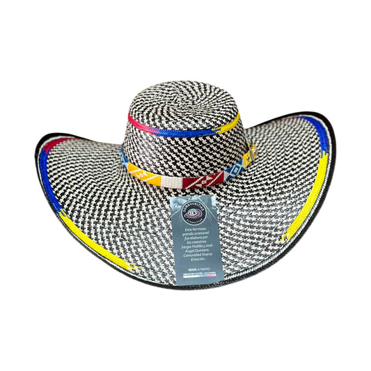 Sombrero Fino 21 Fibras Diseño Colombiano Caña Flecha