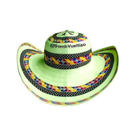 Sombrero 23 Fibras Blanco Colombiano MY