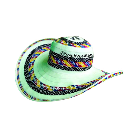 Sombrero 23 Fibras Blanco Colombiano MY