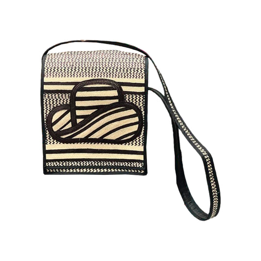 Carriel Sencillo Caña Flecha Morral con Cuero Sintético