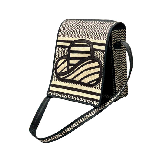 Carriel Sencillo Caña Flecha Morral con Cuero Sintético