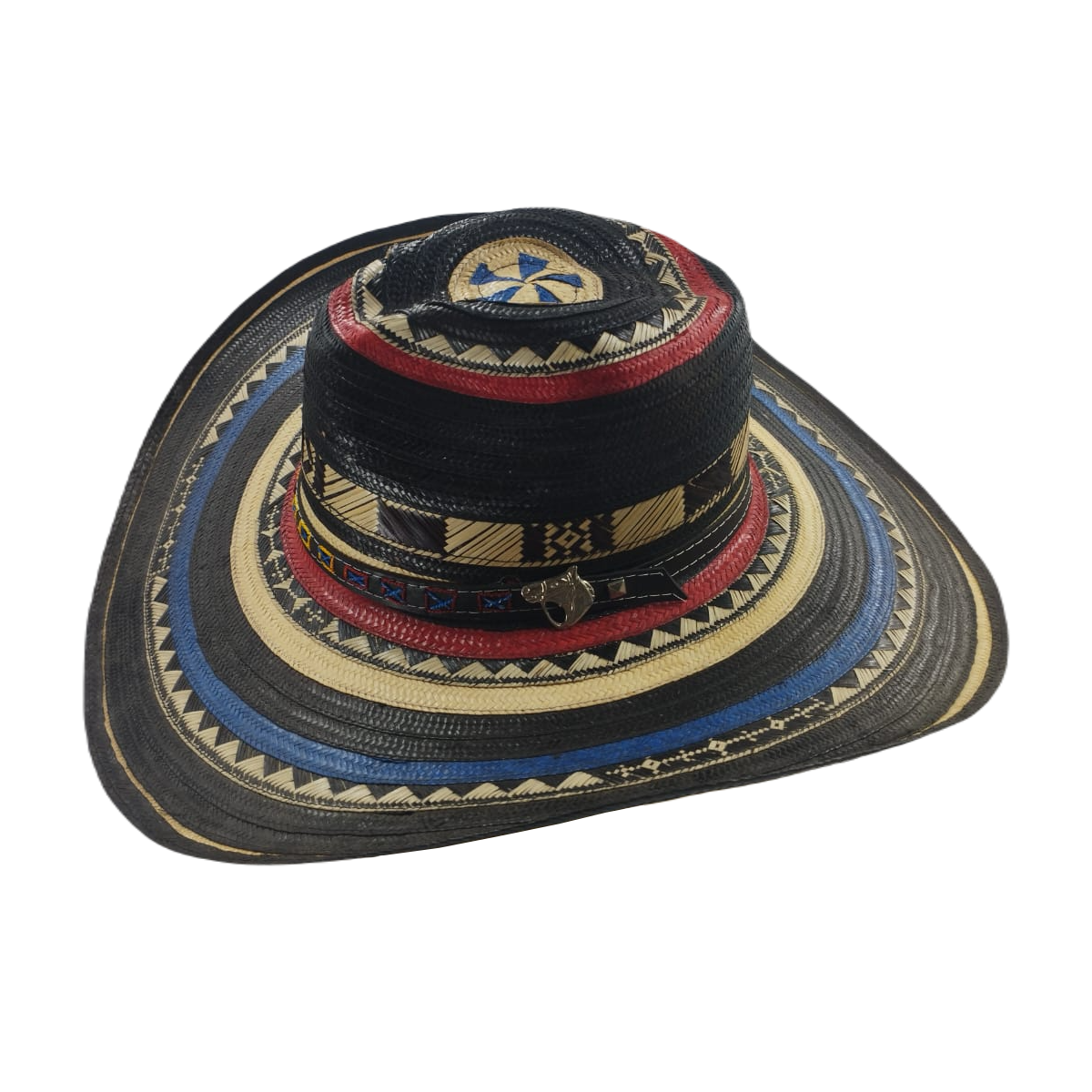 Sombrero 15 Fibras Hormado Negro Exclusivo