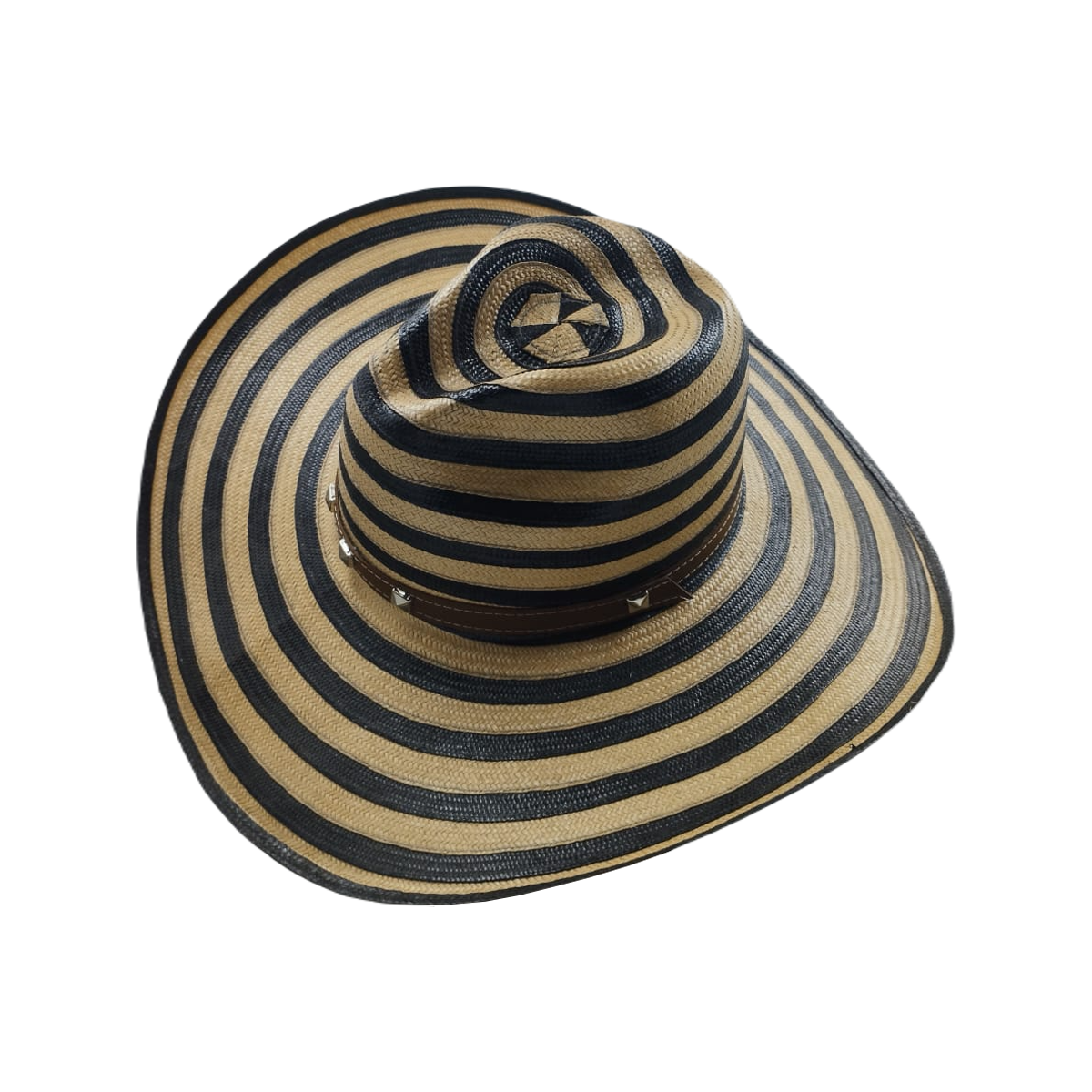 Sombrero 19 Fibras Hormado Diseño Cebra