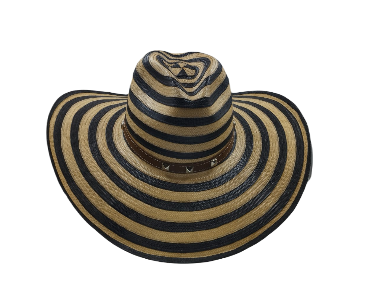 Sombrero 19 Fibras Hormado Diseño Cebra