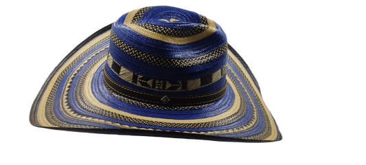 Sombrero 19 Fibras Hormado Azul