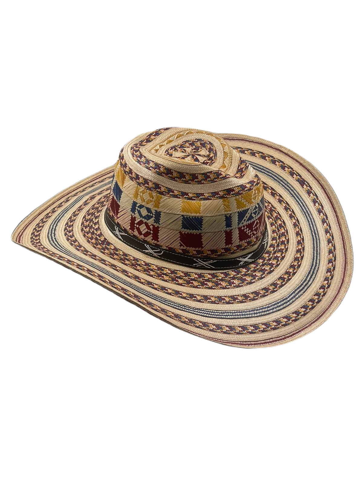 Sombrero 23 Fibras Hormado Encopadura Tricolor