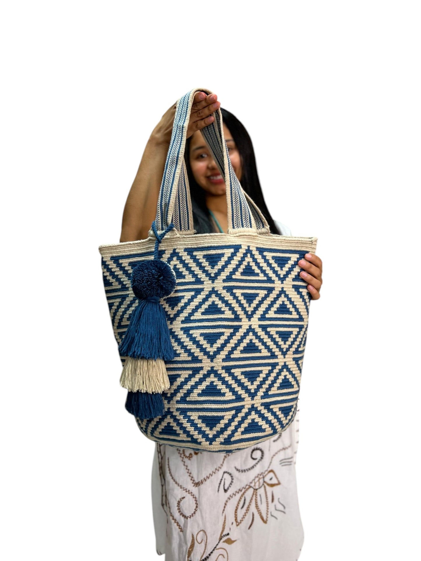 Mochilón Exclusivo Bolso Grande Multicolor con Figuras